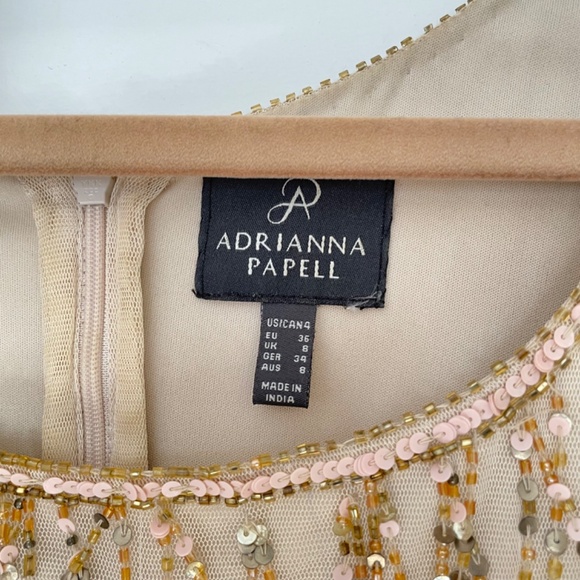 Adrianna Papell Short Sequin Dress - Picture 3 of 7